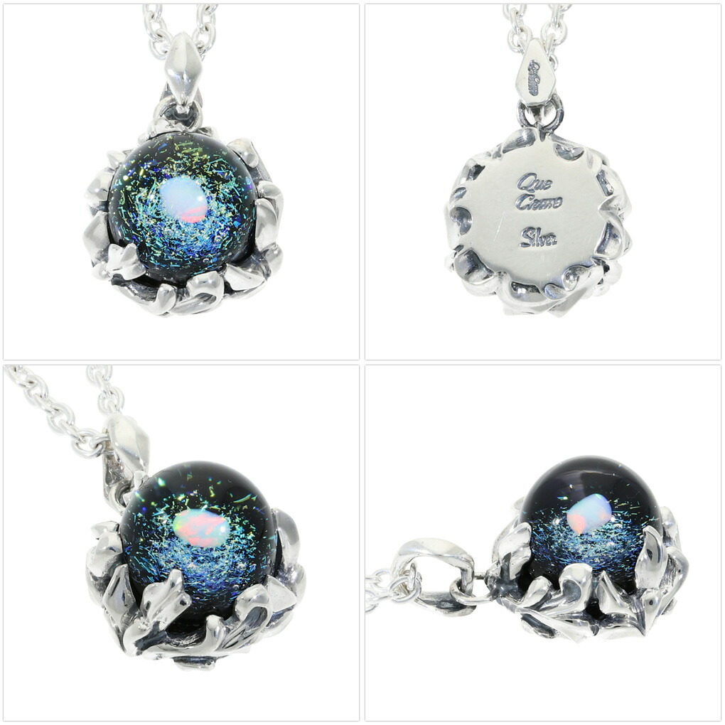 楽天市場】Que Crave パイレックスガラス ペンダントトップ ネックレス