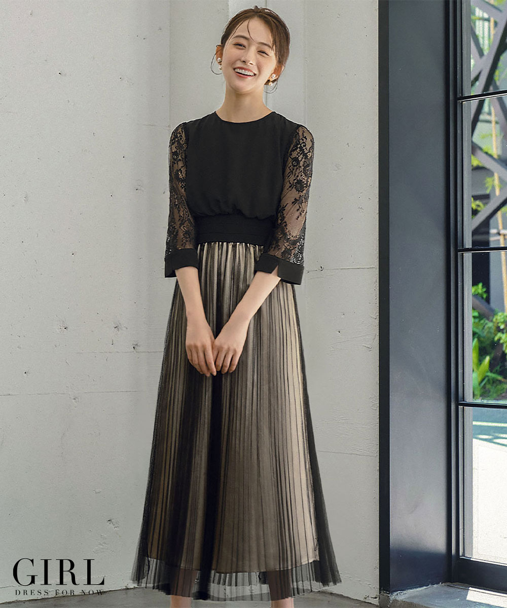 楽天市場】【50％OFF】パーティードレス 結婚式 ワンピース ドレス 袖