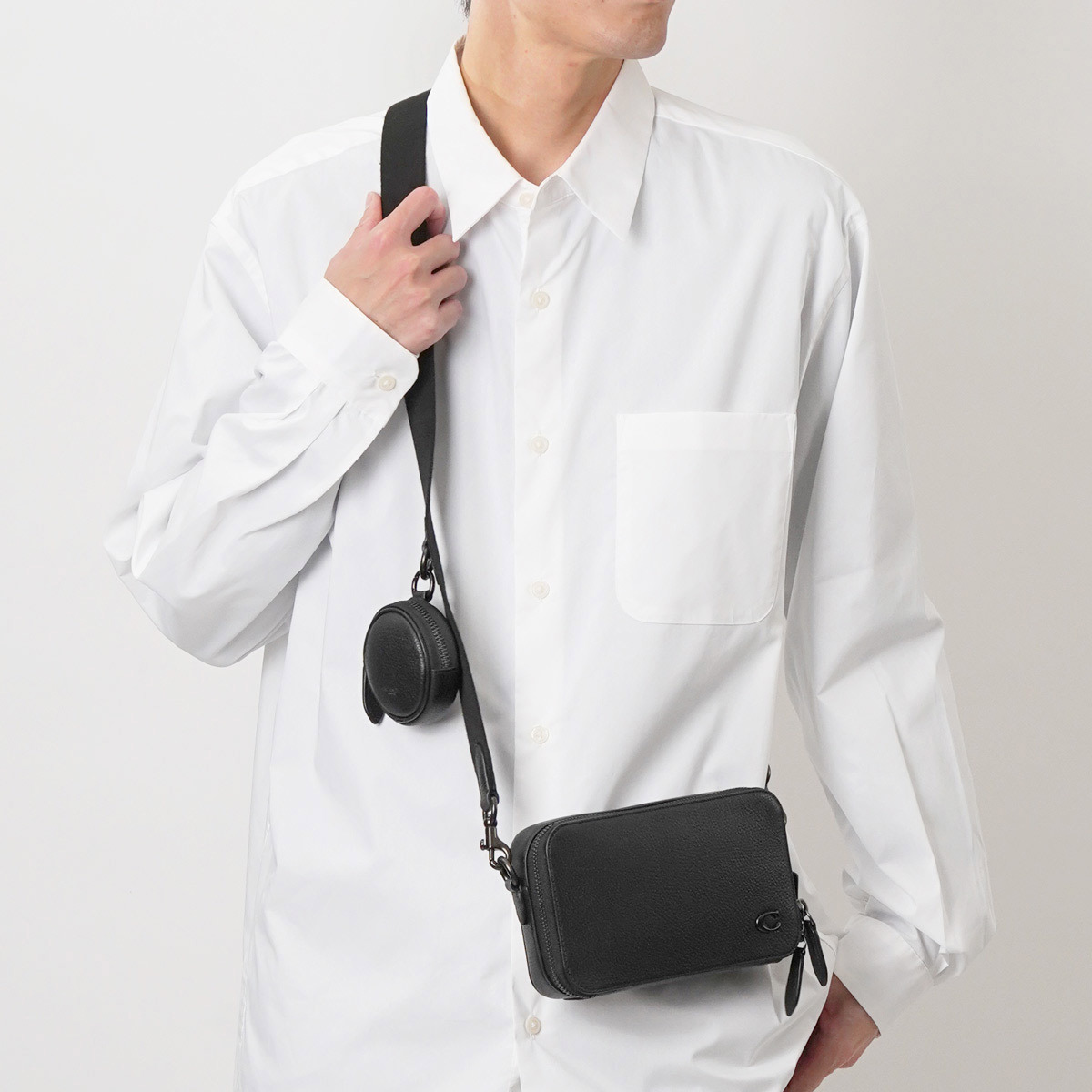 楽天市場】COACH コーチ ショルダーバッグ チャーター CC070 BLACK