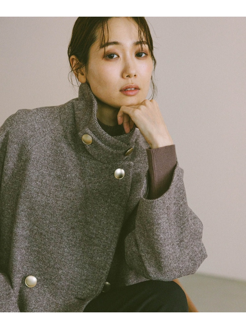 楽天市場】【SALE／20%OFF】軽やかストレッチ襟2WAYミドルコート