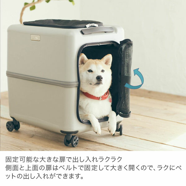 一度のみ使用】PETiCO ぺットキャリー Lサイズ サンドグレー 一度のみ