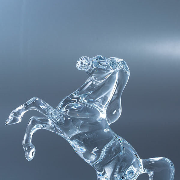 Baccarat バカラ クリスタル ホース 馬 オブジェ 置物 バカラ フィギュ