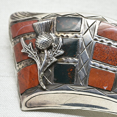 楽天市場】アンティークジュエリー シルバー スコティッシュブローチ