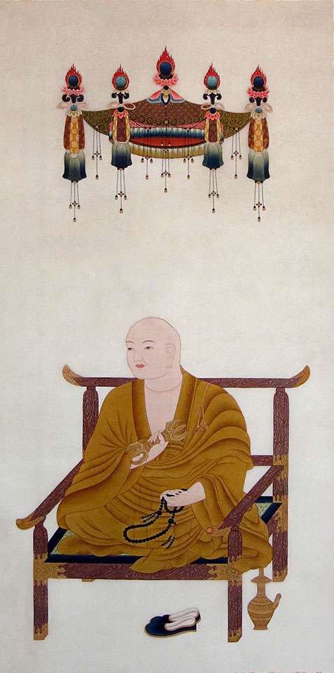 楽天市場】掛け軸 「弘法大師（立）」 模表装 30x61cm お大師様