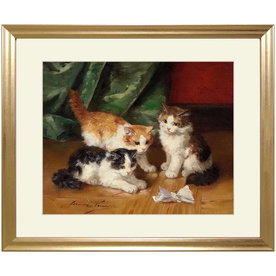 アルフレッド 絵画 猫 SPILT MILK ※値段交渉可能※ アルフレッド 絵画