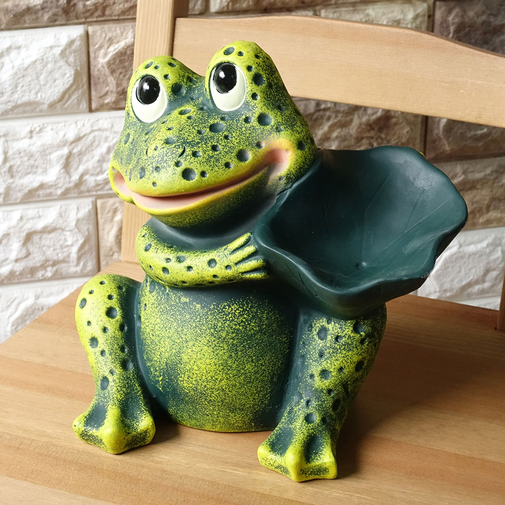 Daum ドームのラッキーフロッグ、かえるの置物 蛙 カエル Daum ドーム