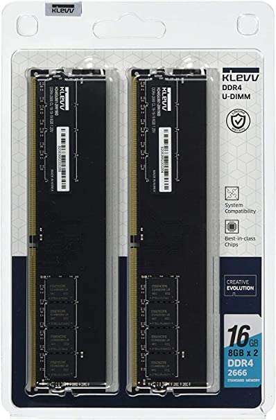 楽天市場】KLEVV デスクトップPC用 メモリ DDR4 2666 PC4-21300 8GB x