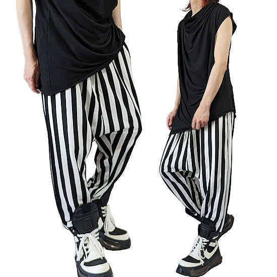 楽天市場】サルエルパンツ メンズ モード系 パンツ メンズ V系 ワイド