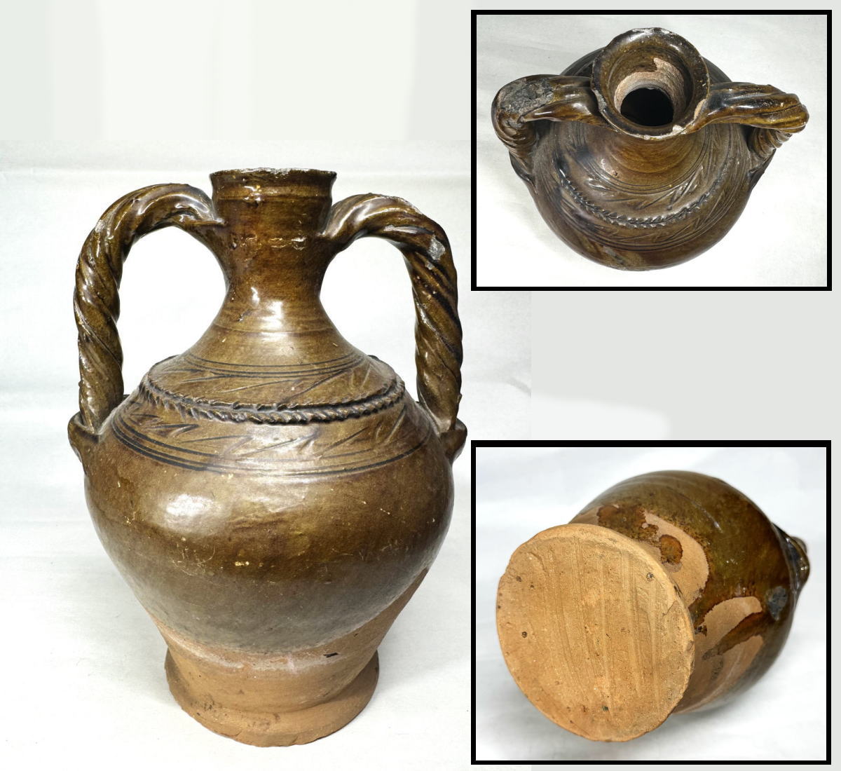 民間仕入れ品 民間仕入れ品 唐物 中国 西周青銅置物 花瓶※激安骨董