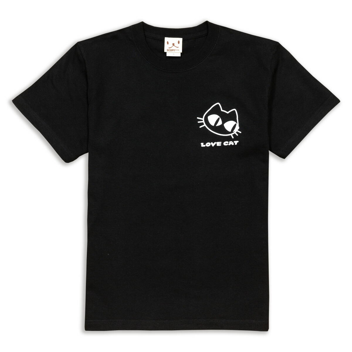 楽天市場】猫 Tシャツ LOVE CAT ブラック メンズ レディース 半袖 綿