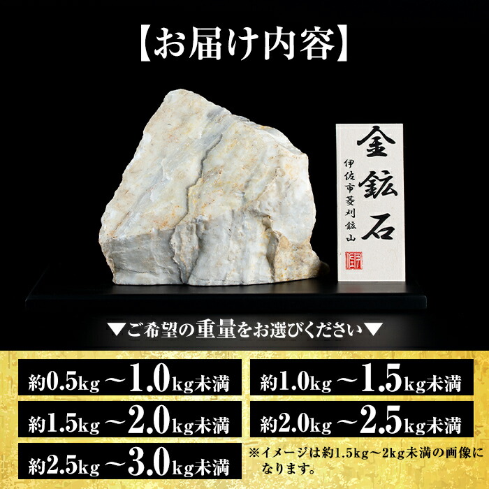 楽天市場】【ふるさと納税】〈重量を選べる〉菱刈鉱山金鉱石(1個・約