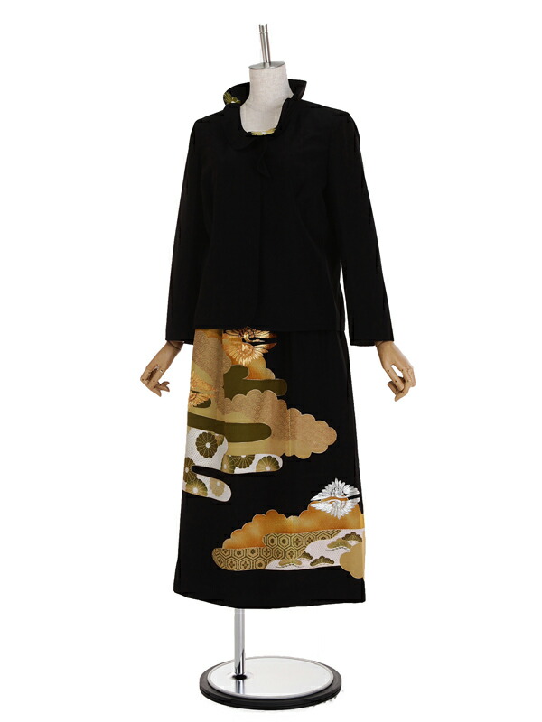 楽天市場】【レンタル】留袖ドレス ツーピース 11号 立ち襟比翼仕立て