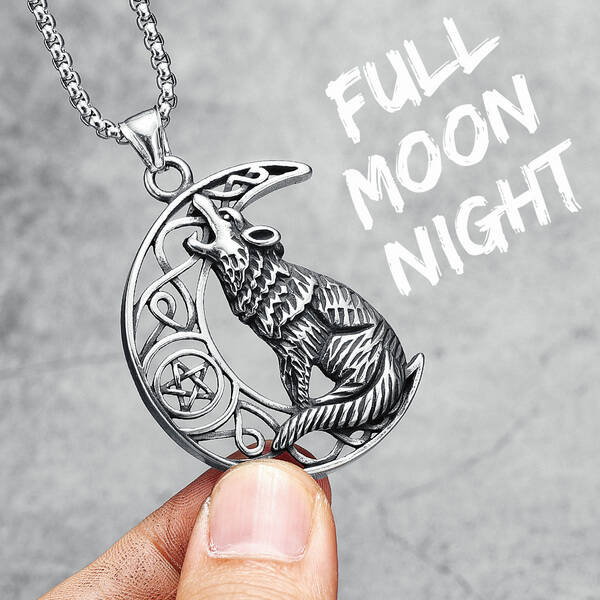 楽天市場】【クーポン利用で4950円】 ペンダント ネックレス オオカミ