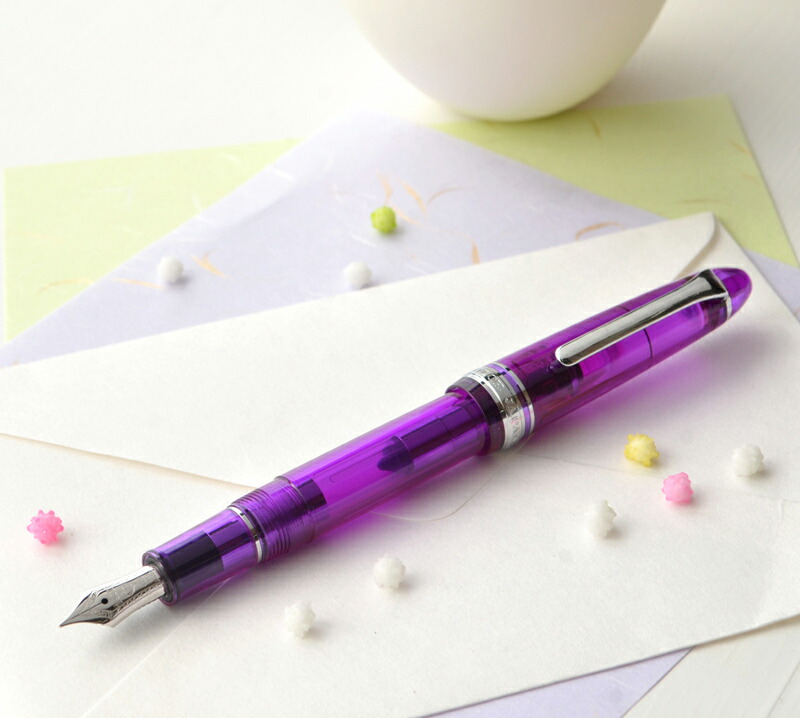 楽天市場】【S111】【WANCHER×SAILOR/セーラー】 14金万年筆 透明プロ