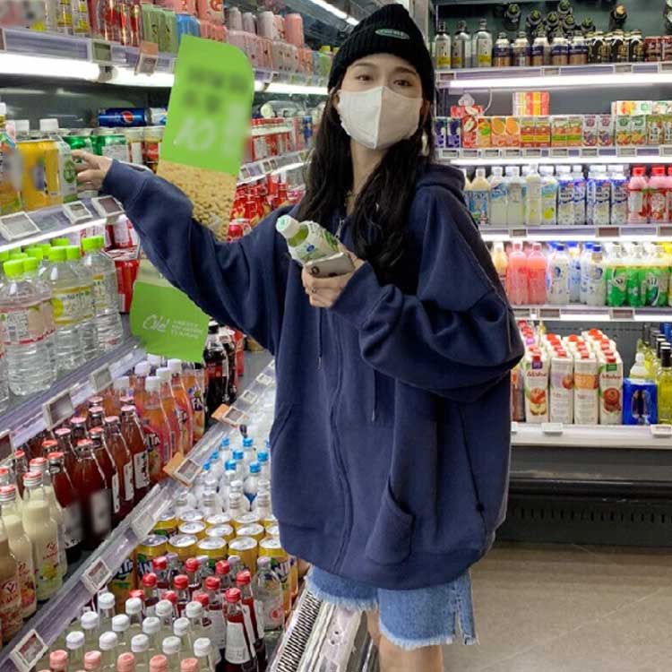 楽天市場】 ジッパー ジップパーカー 長袖 レディース メンズ 春秋