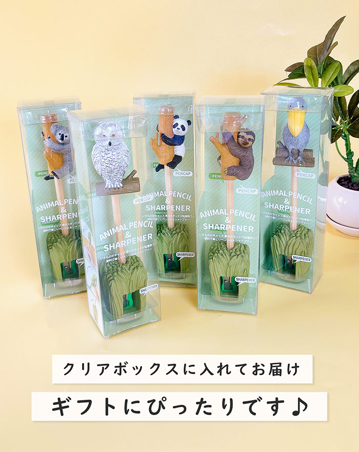 楽天市場】ペンシル＆シャープナー アニマル カエル プレゼント ギフト
