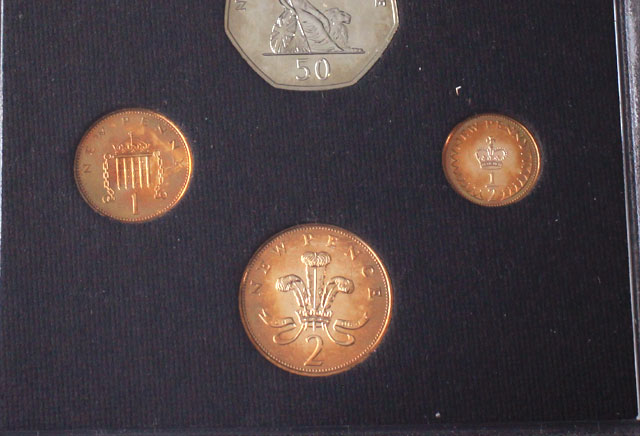 1971年 エリザベス女王 記念硬貨 ケース入り 箱付き 1971年 エリザベス