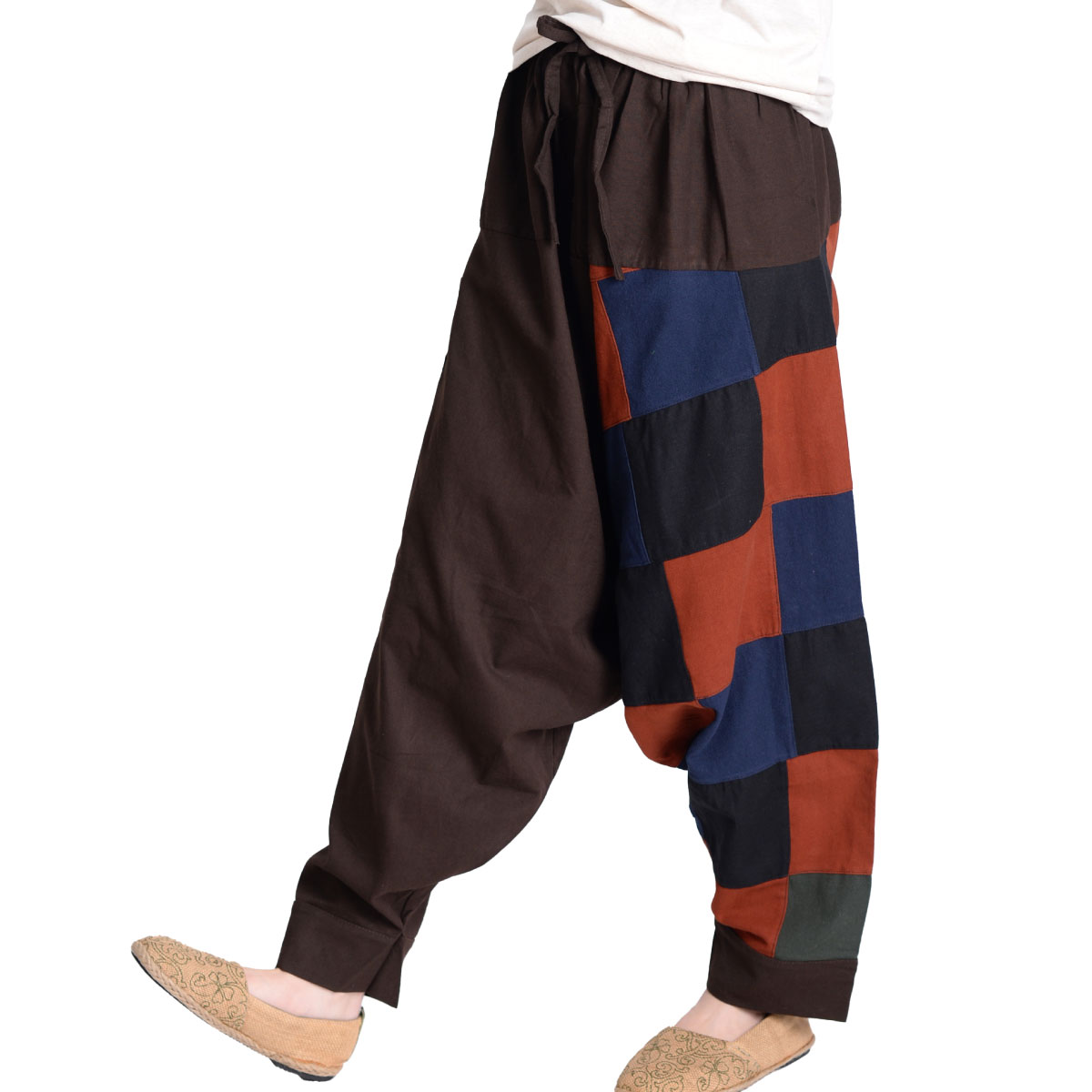 楽天市場】パッチワーク カーゴ サルエルパンツ レディース メンズ