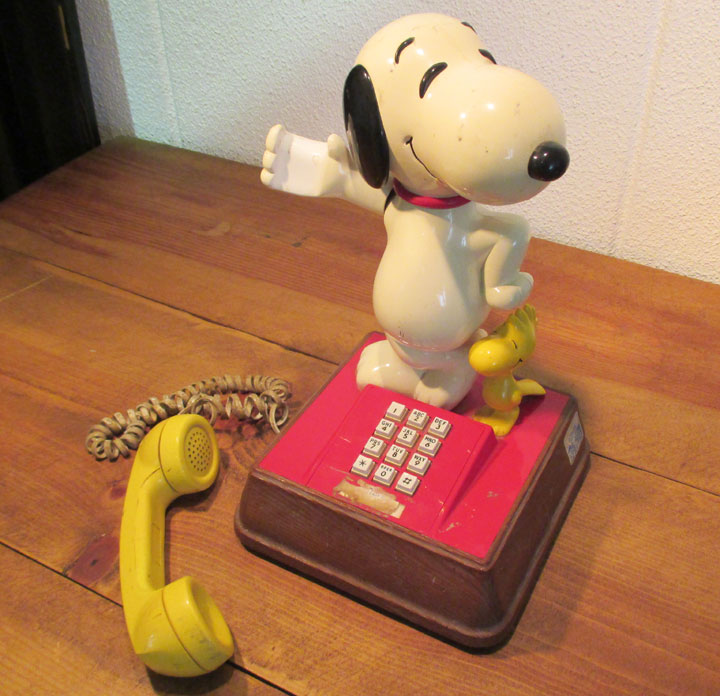 Snoopy Phone スヌーピー 電話 未使用品 デッドストック ピーナッツ