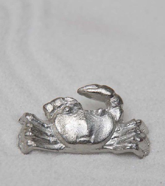 楽天市場】ミニチュア 置物 飾り フィギュア 錫製 蟹（カニ）添配 盆栽