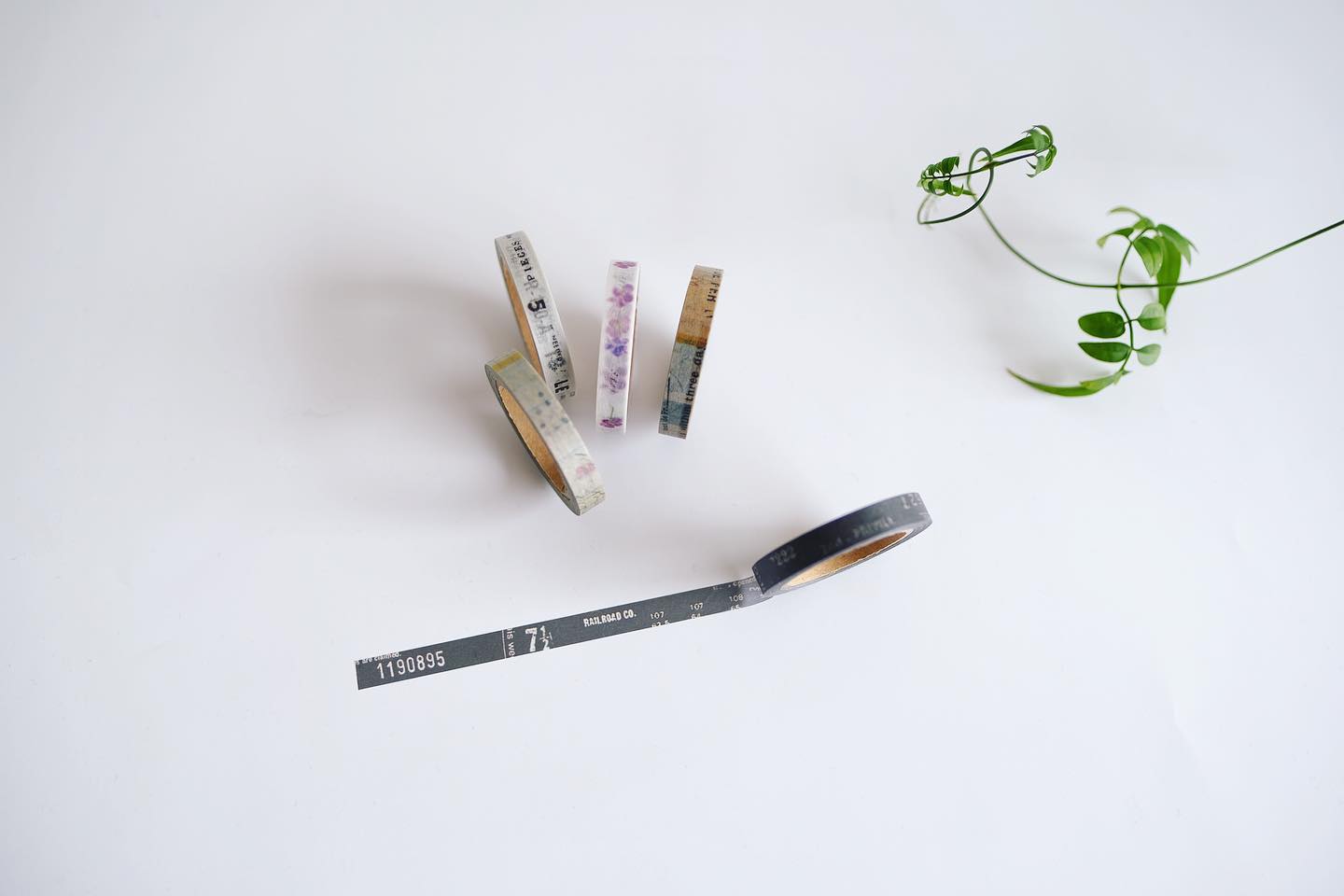 楽天市場】ヨハク マスキングテープ 7mm 全5柄セット yoh_l-001_l-005