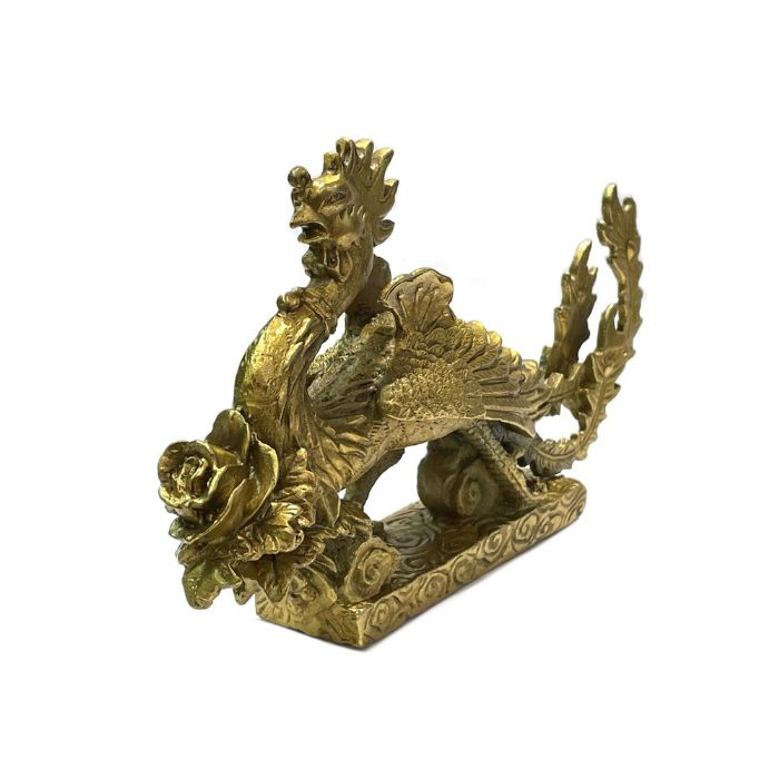 楽天市場】鳳凰 銅 金 ゴールド フェニックス 置物 守護神 縁起物 中国