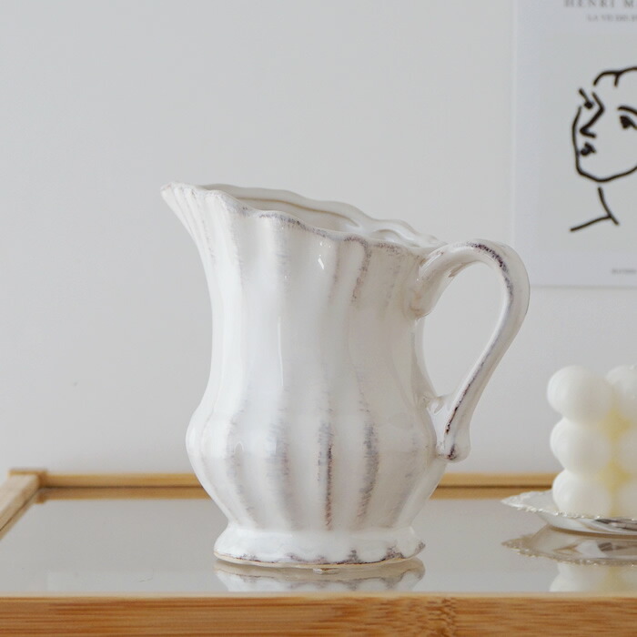 SAXBO 64 水差し 花器 アイボリー ニールセン デンマーク サックスボ