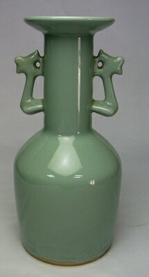 青瓷鯱耳 花入 諏訪蘇山 供箱 青瓷鯱耳 花入 諏訪蘇山 供箱 Yahoo