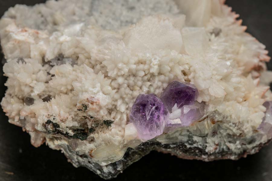 楽天市場】アメジスト 犬牙状方解石 カルサイト 方解石 283g