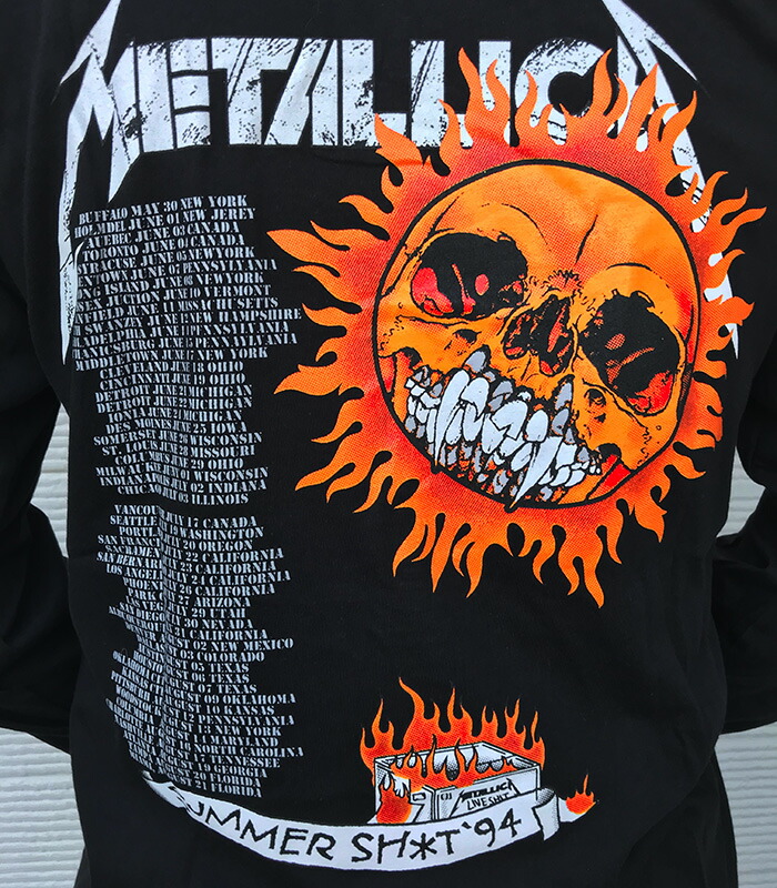 楽天市場】メタリカ 長袖 ロンT metallica tシャツ ロングスリーブ