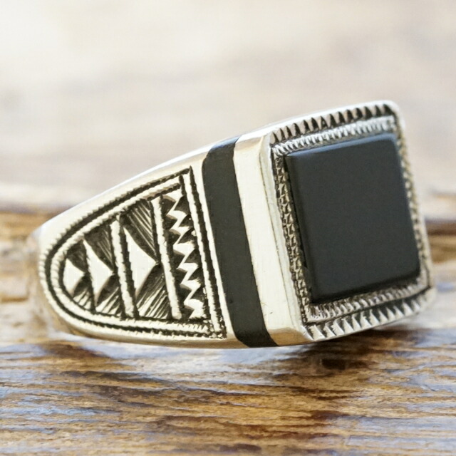 楽天市場】Tuareg Silver(トゥアレグ シルバー)オニキス 印台