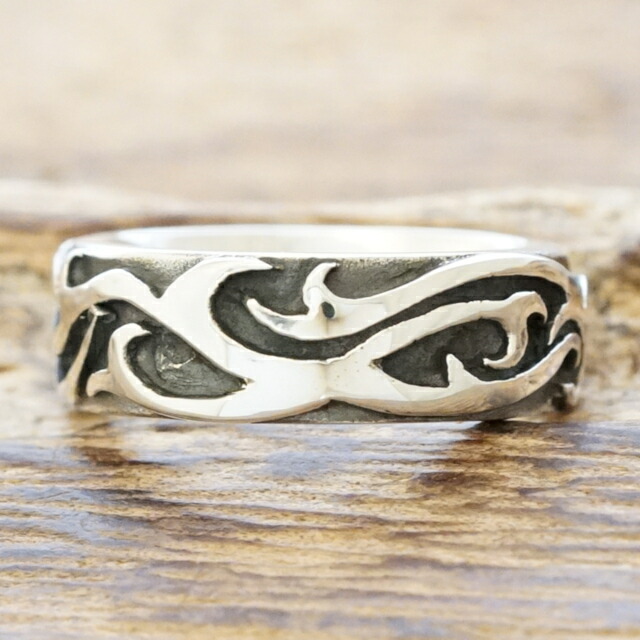 楽天市場】トライバル リング メンズ レディースシルバー 925 指輪