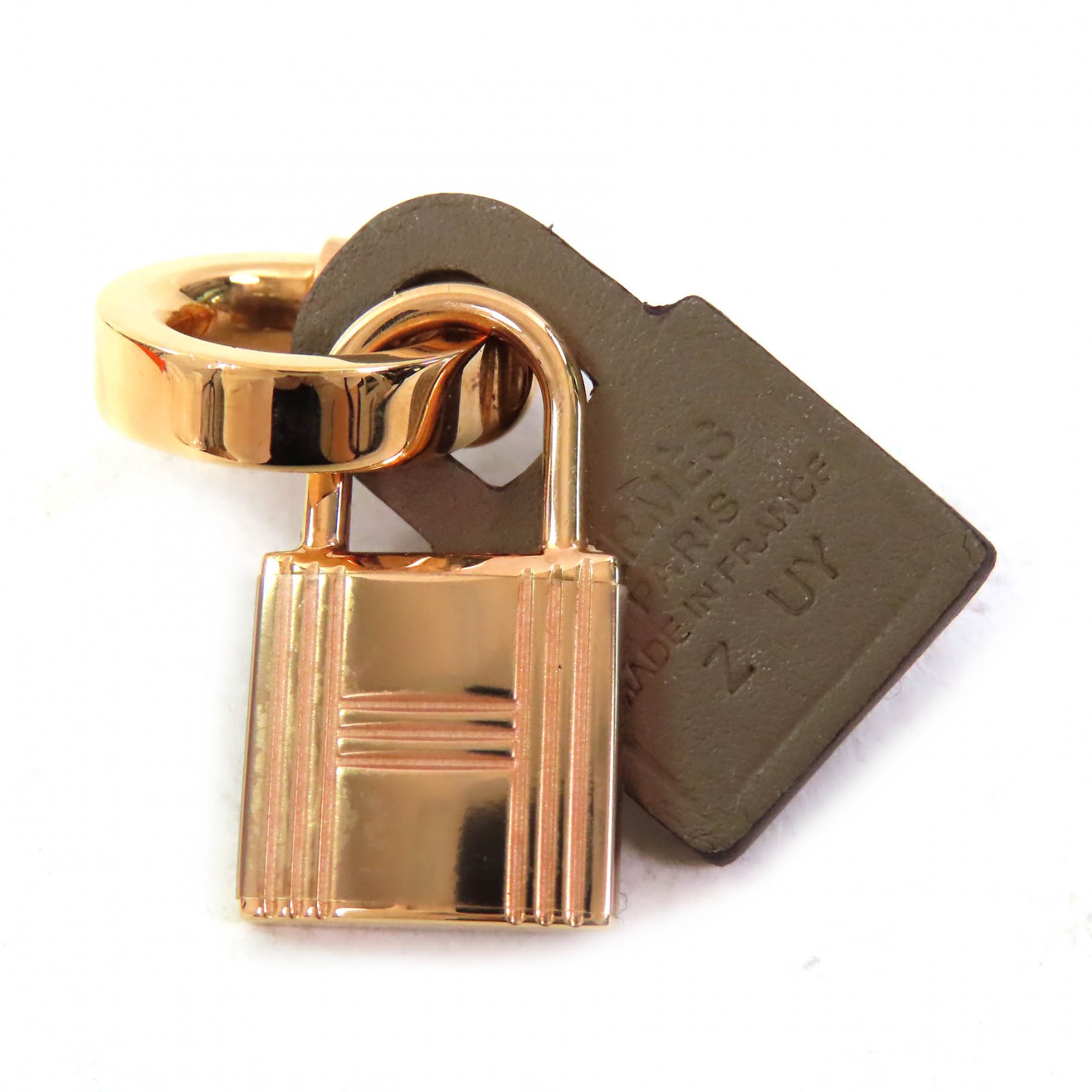 未使用品△HERMES エルメス オーケリー GP フープ カデナモチーフ H