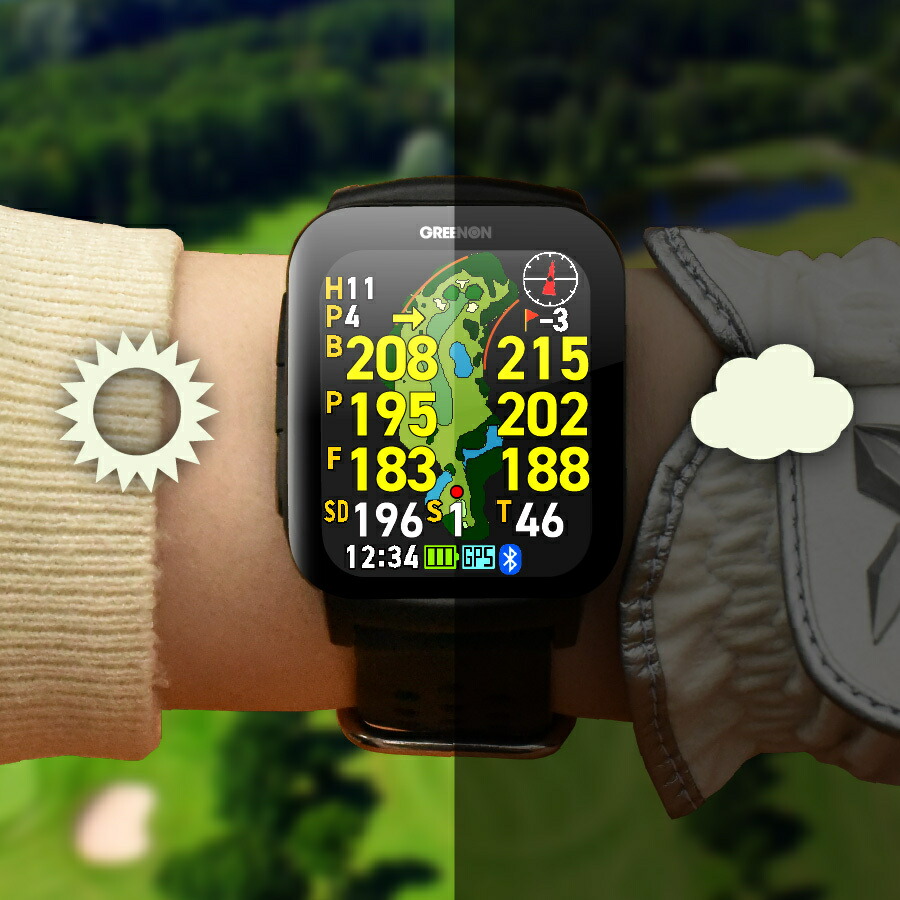 楽天市場】【公式】 ゴルフ 距離計 腕時計型 グリーンオン 『ザ