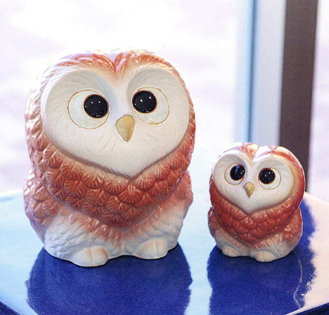 箕面焼 梟 縁起良い 置き物 ふくろう 置物」の人気商品一覧 | 安い商品