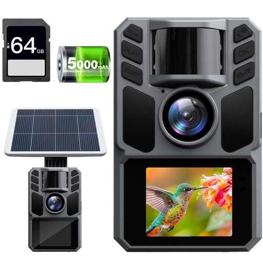 楽天市場】FKPCAM2025最新型トレイルカメラソーラー式野生動物監視