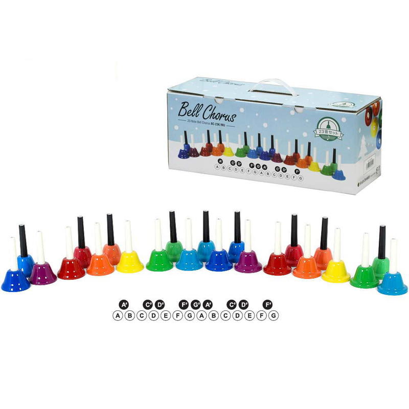 楽天市場】KC BC-23K/MU ミュージックベル （ハンドベル） キョーリツ