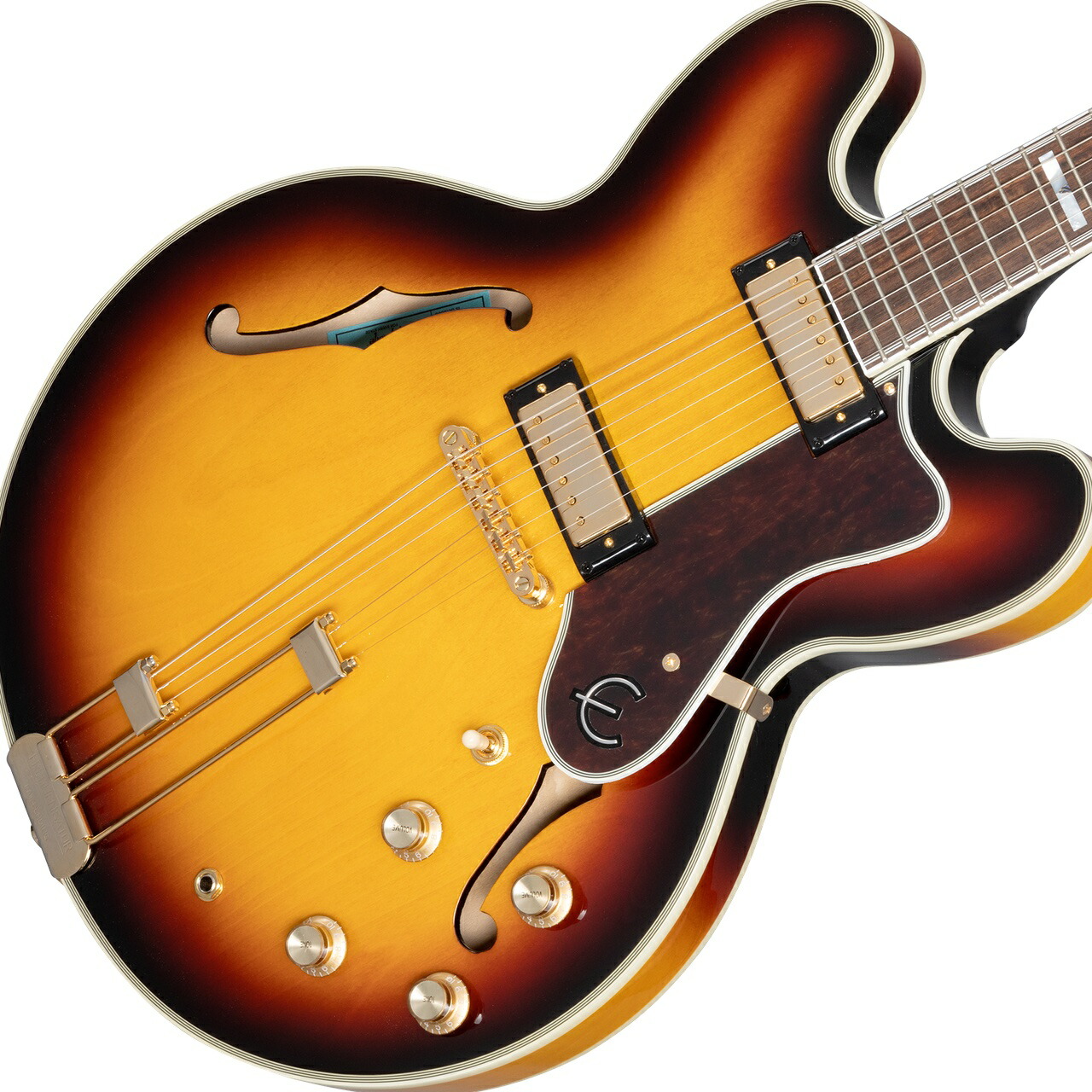楽天市場】Epiphone エピフォン SHERATON Vintage Sunburst セミアコ