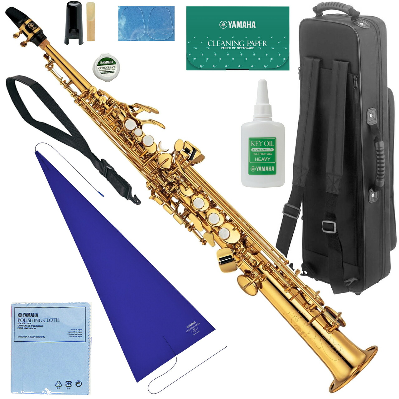 ソプラノサックス 新品 YAMAHA YSS-475 YSS475 YSS-475II - Overview