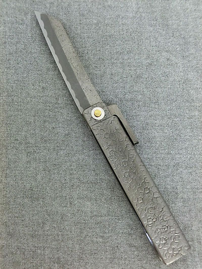 楽天市場】富田修 とみたおさむ 鎚目乱刃 極軟鉄鍛造 肥後守肥後小刀