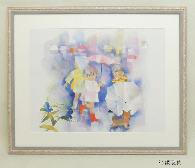 楽天市場】3669 水彩F4額縁 マット付き商品 大仙 おしゃれ パステル 超