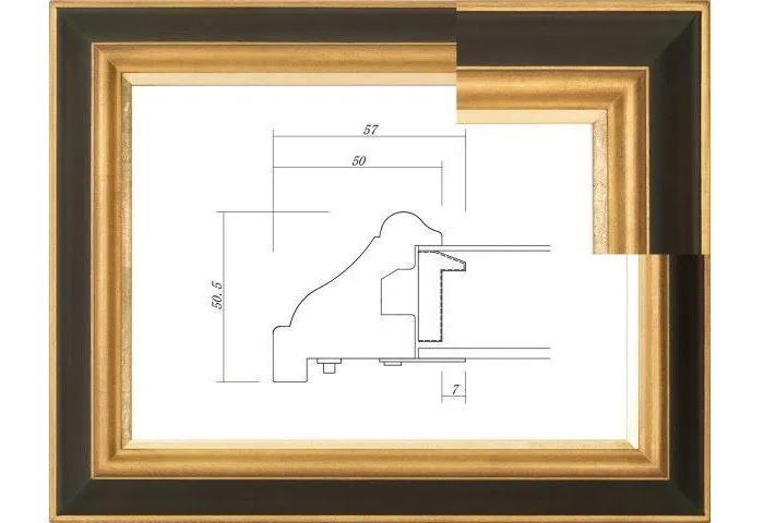 未使用 F8号油彩額 シルバー色 送料無料油絵用額縁 F8号 F8