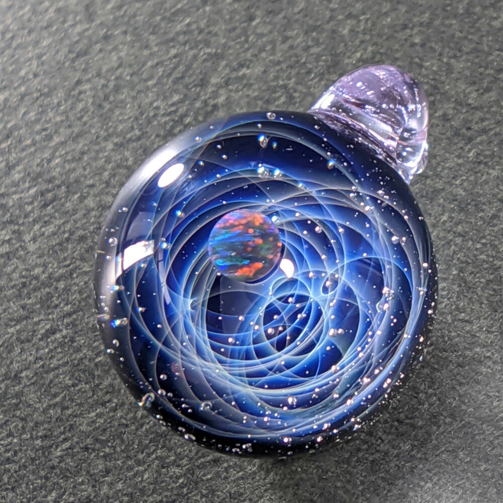 楽天市場】【新作入荷】宇宙ガラス ペンダント レディース メンズ