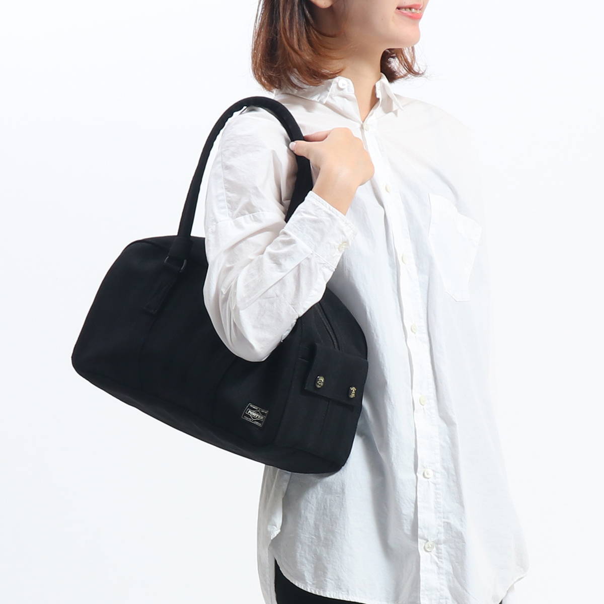 楽天市場】ポーター タンゴブラック ボストンバッグ(S) 638-07164 ミニ