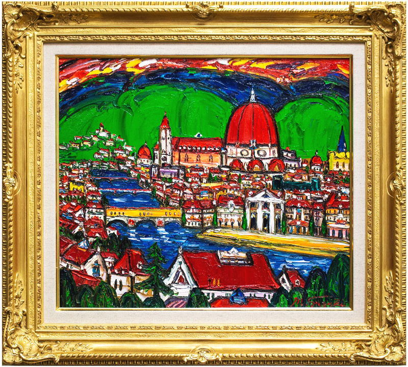 ☆ 元永定正 シルクスクリーン ぐり―んのの ☆ 元永定正 シルク