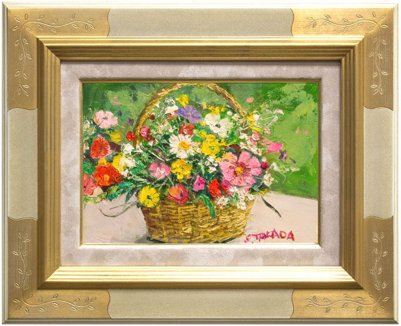 楽天市場】高田 悟「 野の花 」 油絵 油彩画 SM 横 : 内田画廊