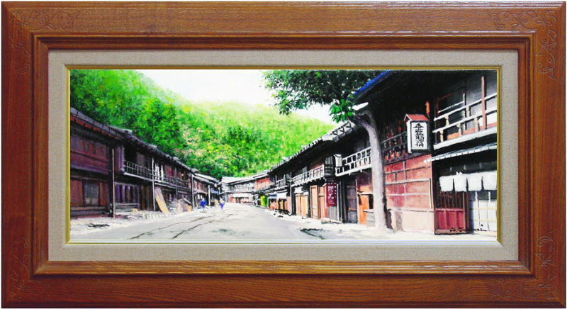 油絵「曽我梅林」 絵画 P8