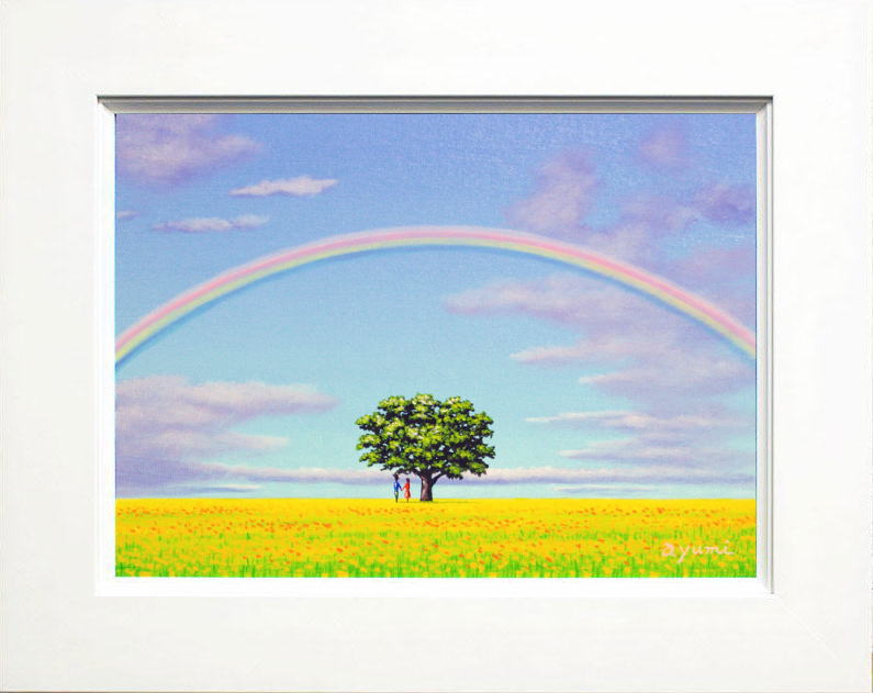 油彩画 白鳥のいる湖 2drk14.jpg