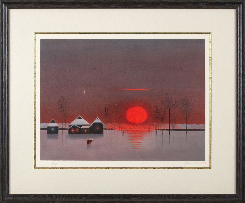 関拓司「リュードセーヌ」油彩画4号