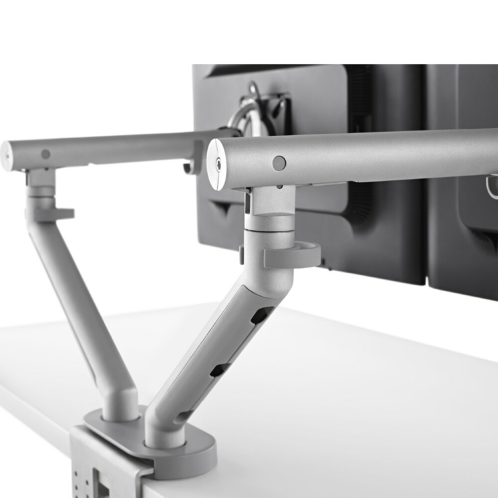 cbs flo デュアル用 テーブルクランプ シルバー フローモニターアーム